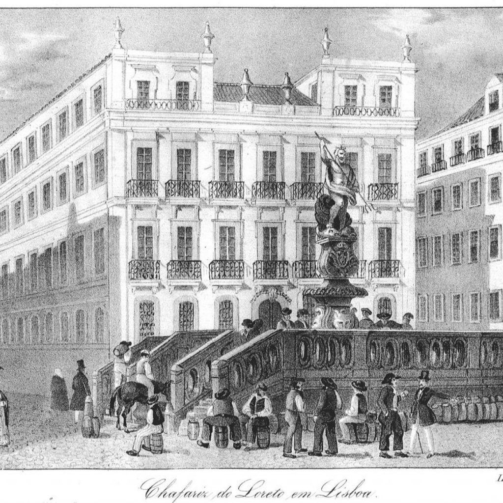 Palácio do Loreto e Chafariz de Neptuno