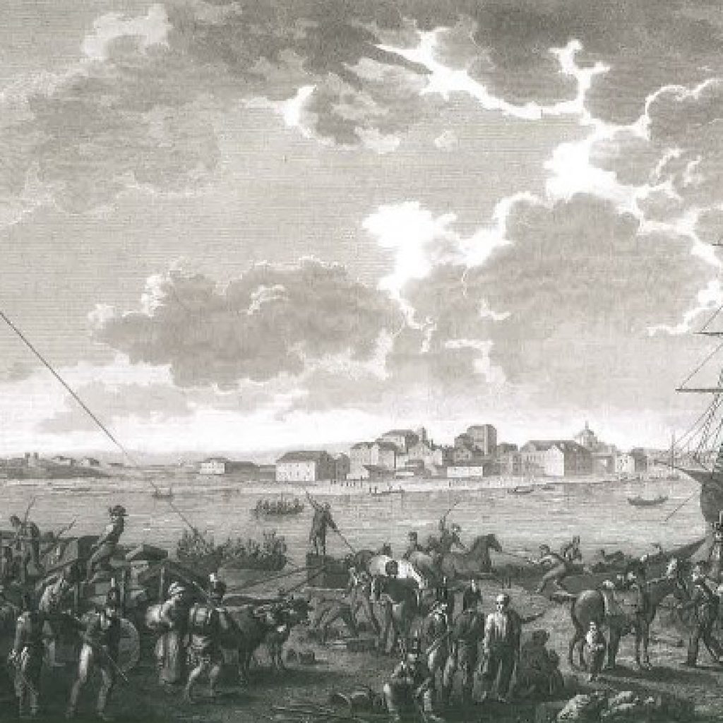 Desembarque das tropas Britânicas