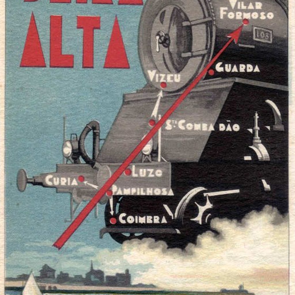 Cartaz dos Caminhos de Ferro da Beira Alta