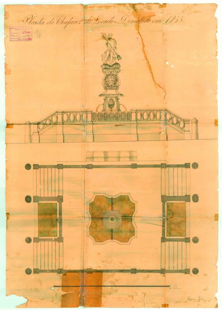Projeto da estátua de Neptuno