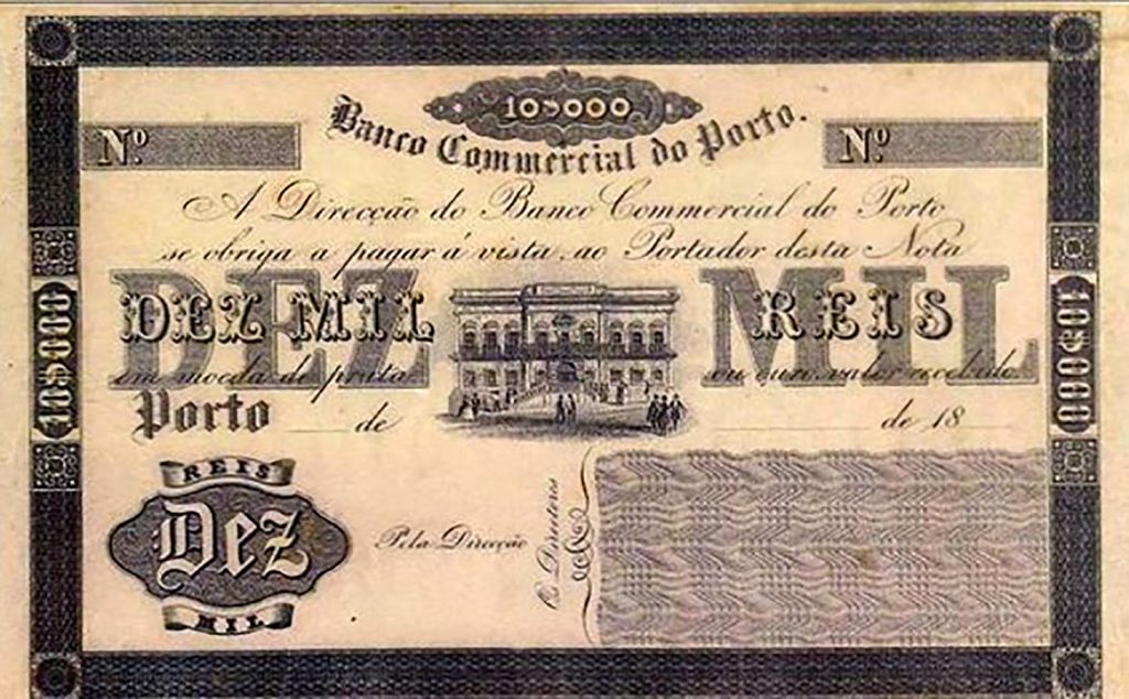 Notas emitidas pelo Banco Comercial do Porto 1
