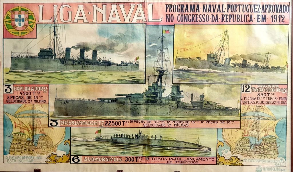 Imagem de programa da Liga Naval Portuguesa